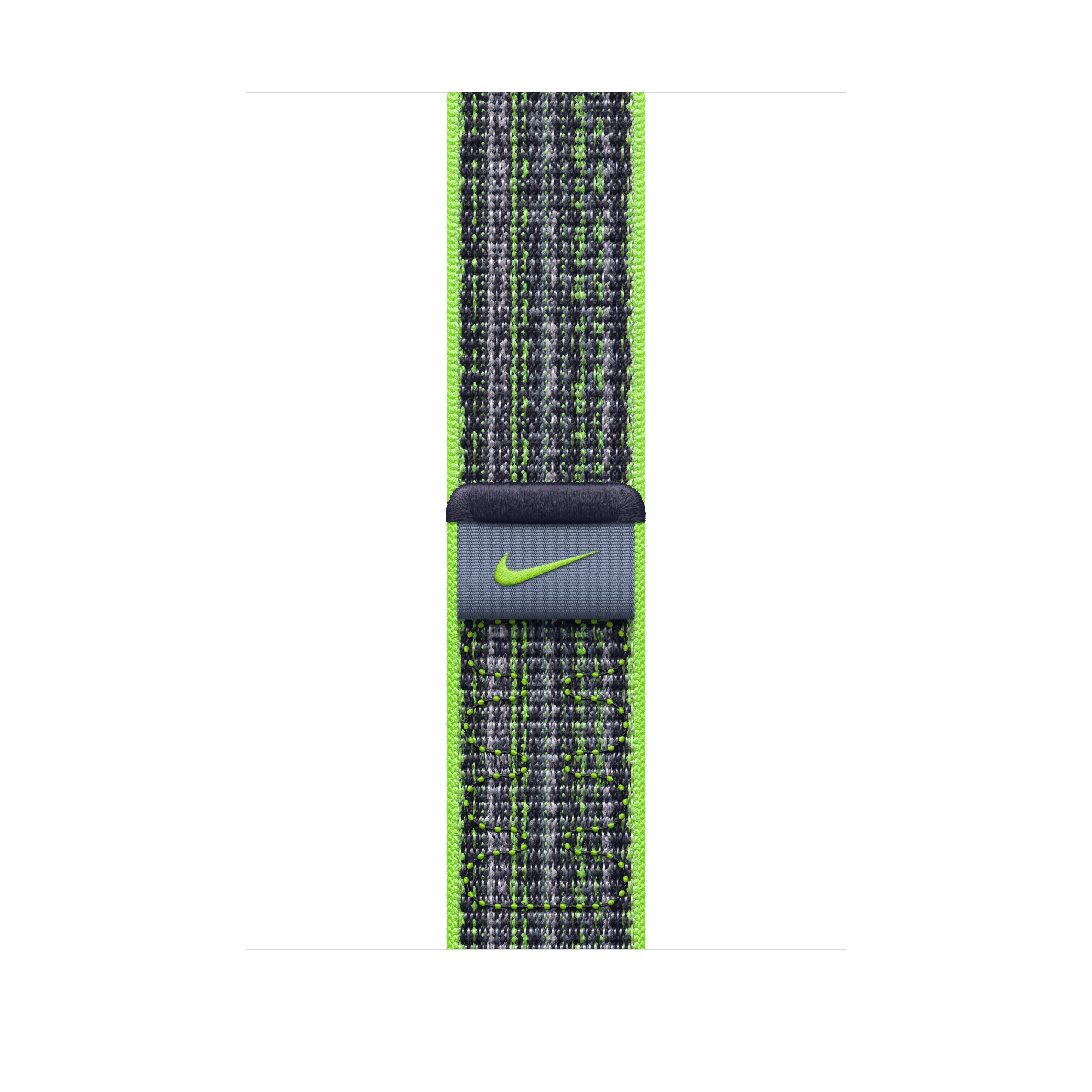 Enhanced 45mm Vibrant Green/Blue Nike Sport Loop for Apple Watch