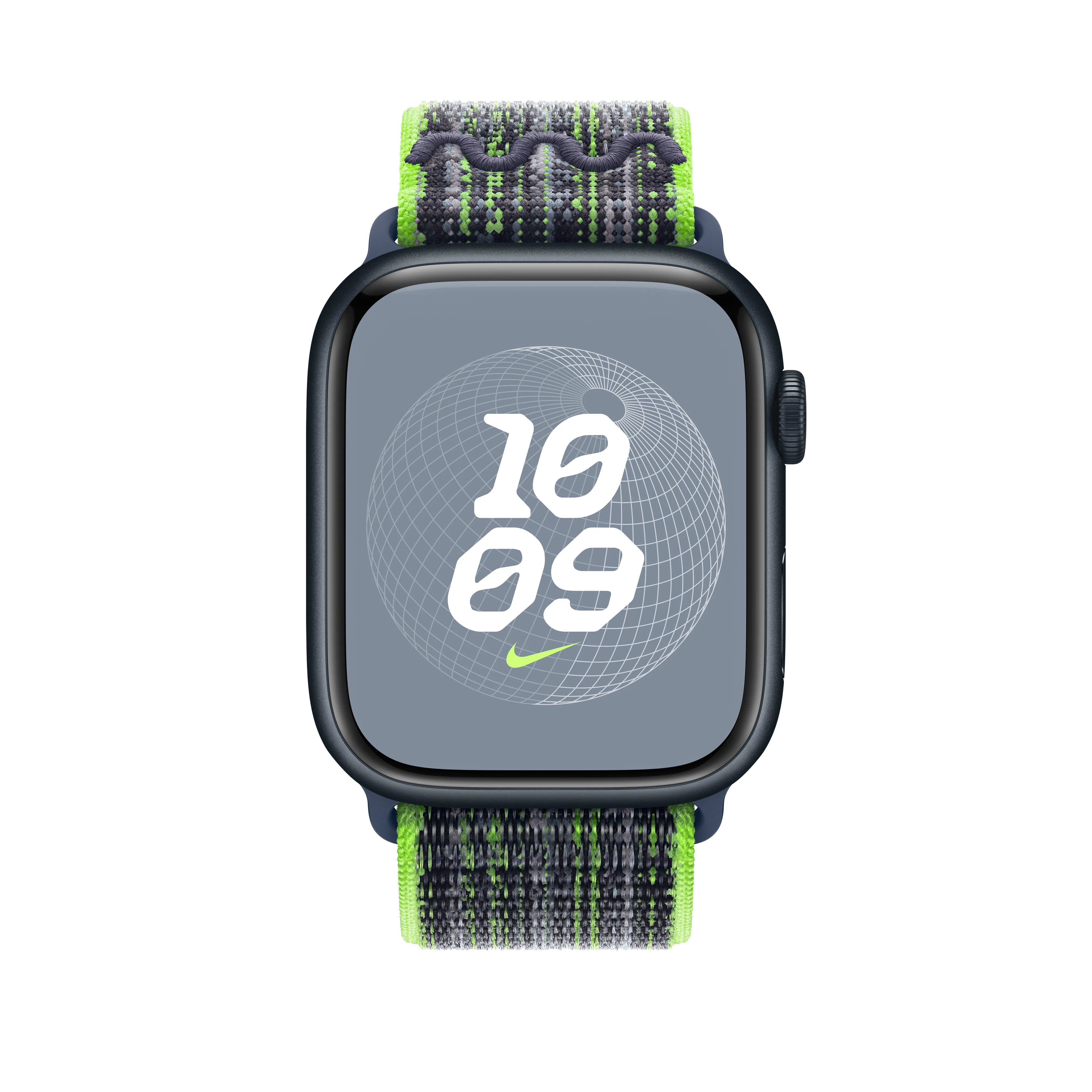 Enhanced 45mm Vibrant Green/Blue Nike Sport Loop for Apple Watch