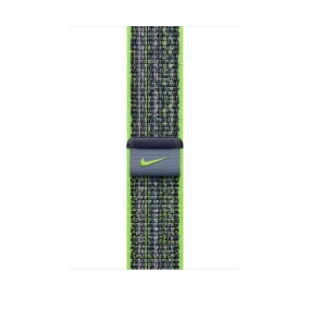 Enhanced 45mm Vibrant Green/Blue Nike Sport Loop for Apple Watch