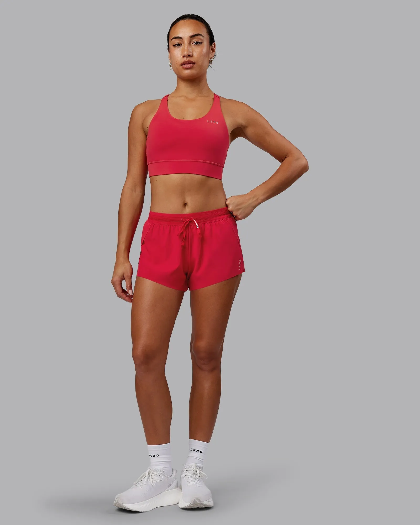 Accelerate Run Shorts - Scarlet