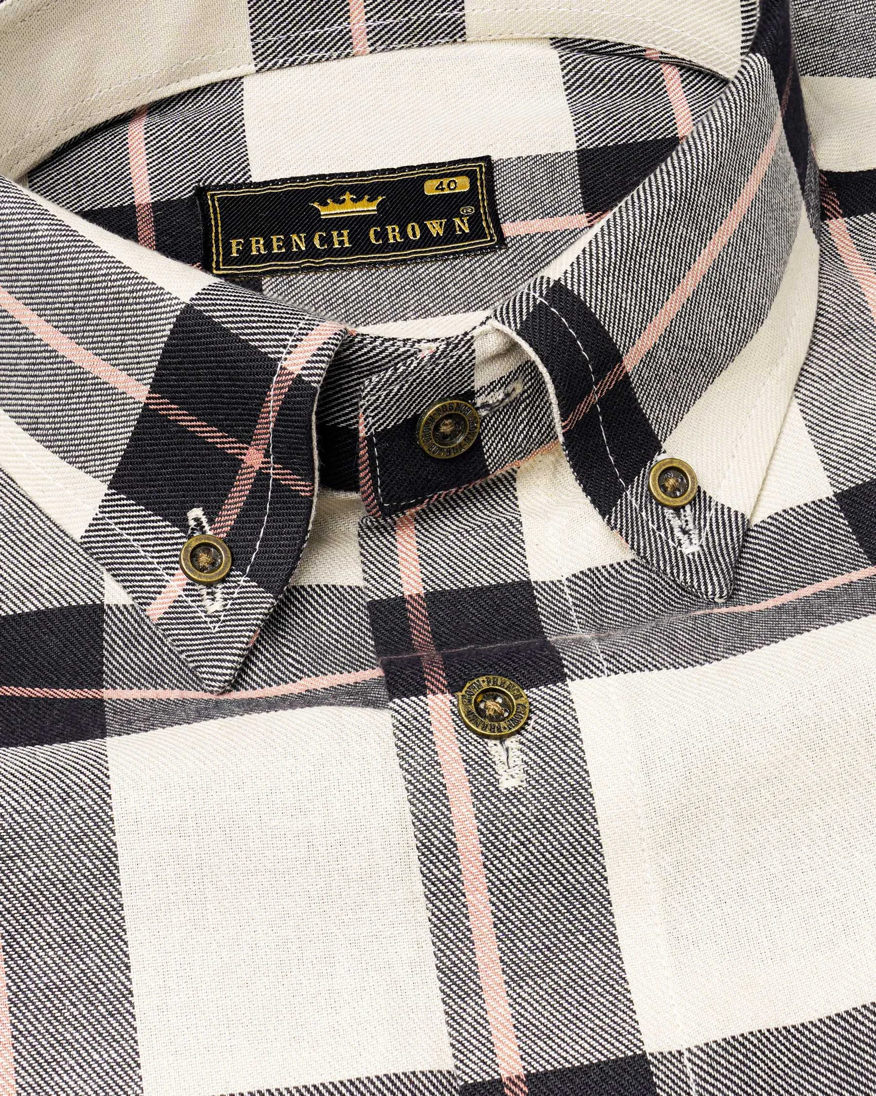 Albescent Twill Plaid Premium Cotton OverShirt/Shacket