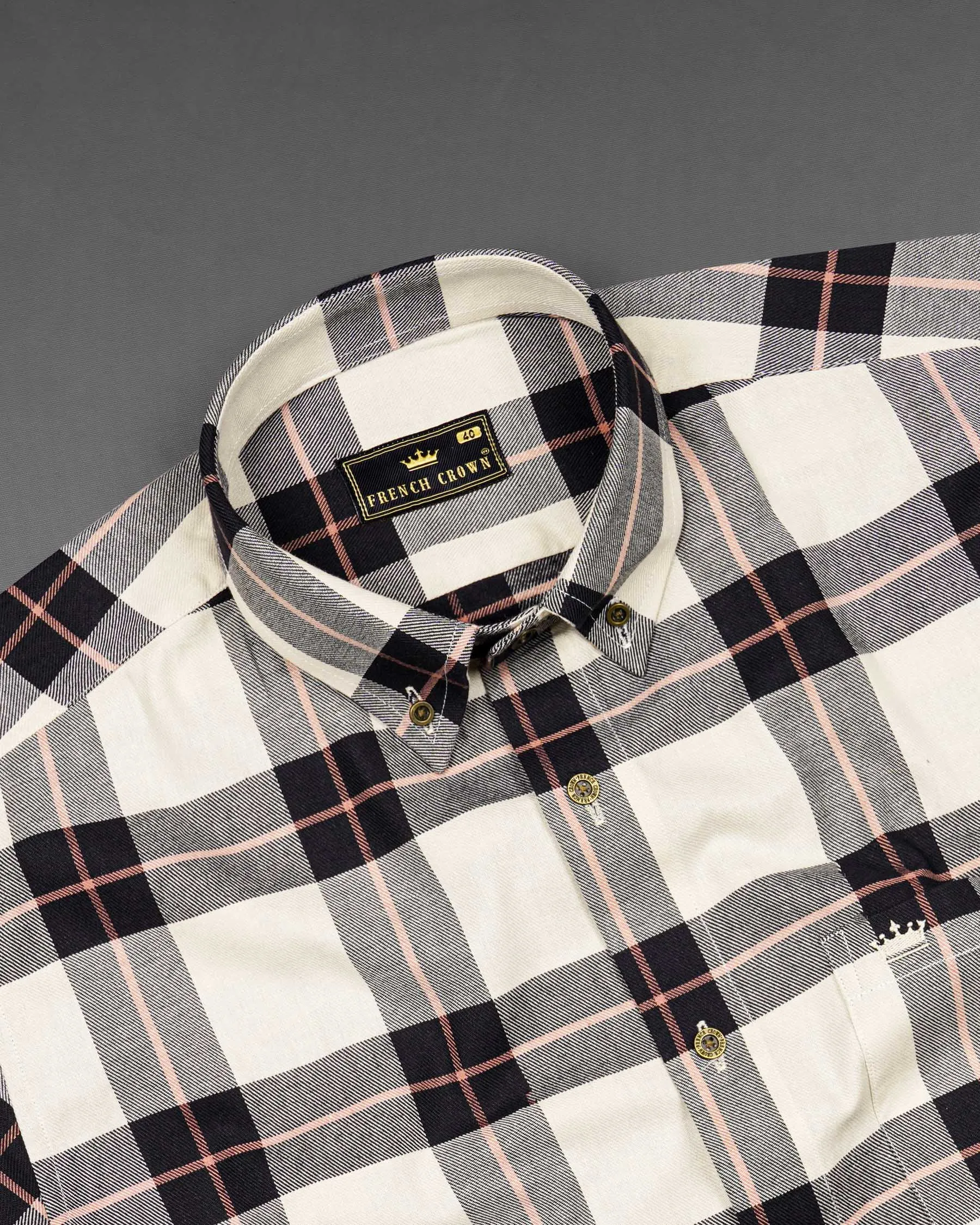 Albescent Twill Plaid Premium Cotton OverShirt/Shacket