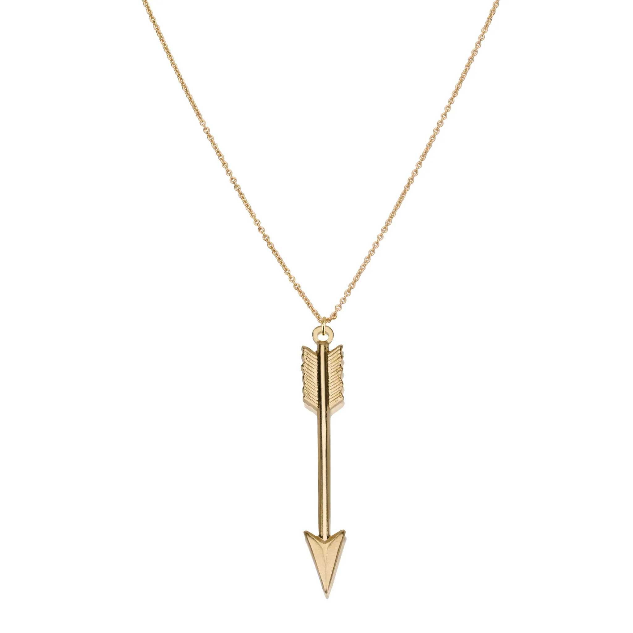 Arrow Pendant & Helen Chain Necklace