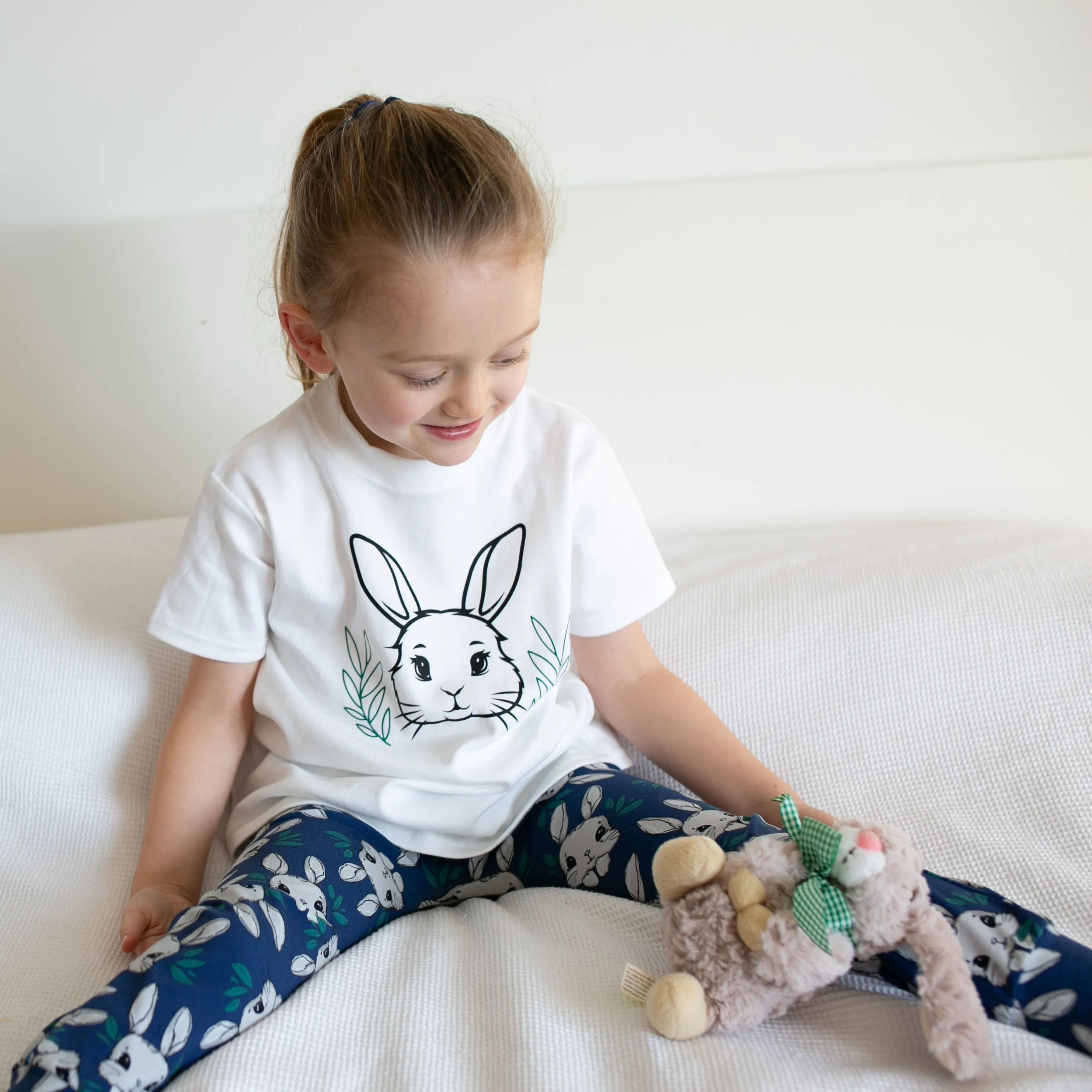 Bunny print T shirt