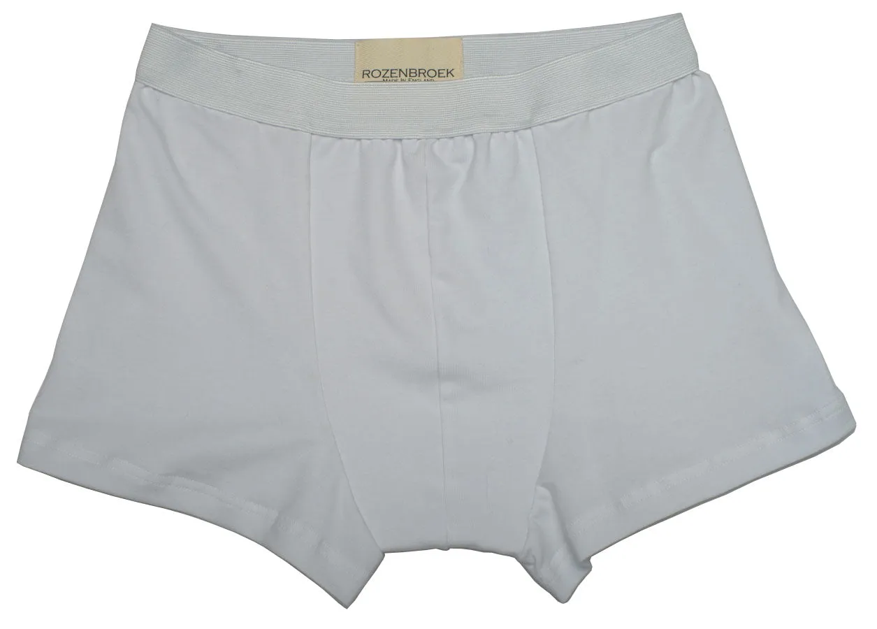 {Clearance Stock} Organic Bamboo Jersey Trunk in White