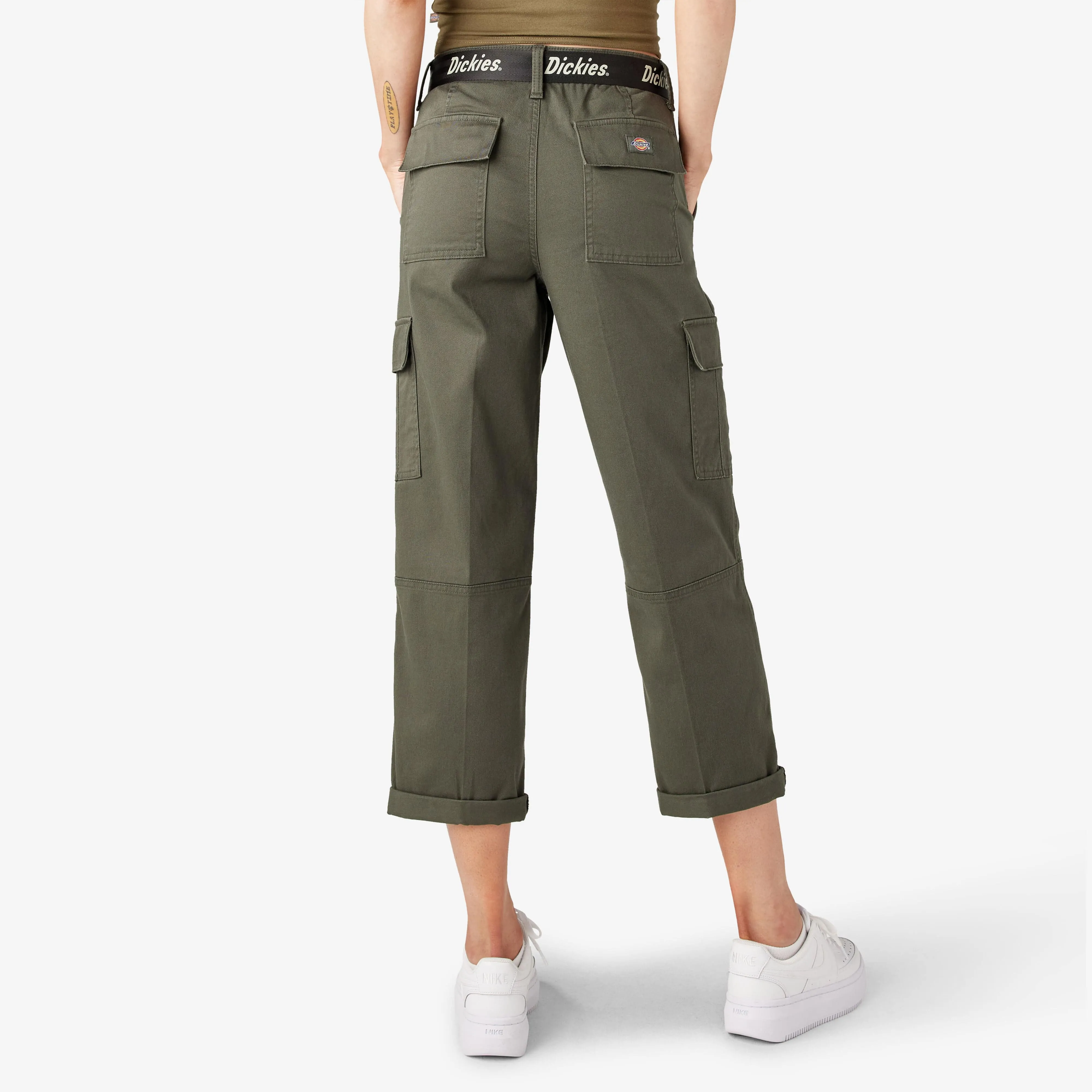 Cropped Cargo Pants