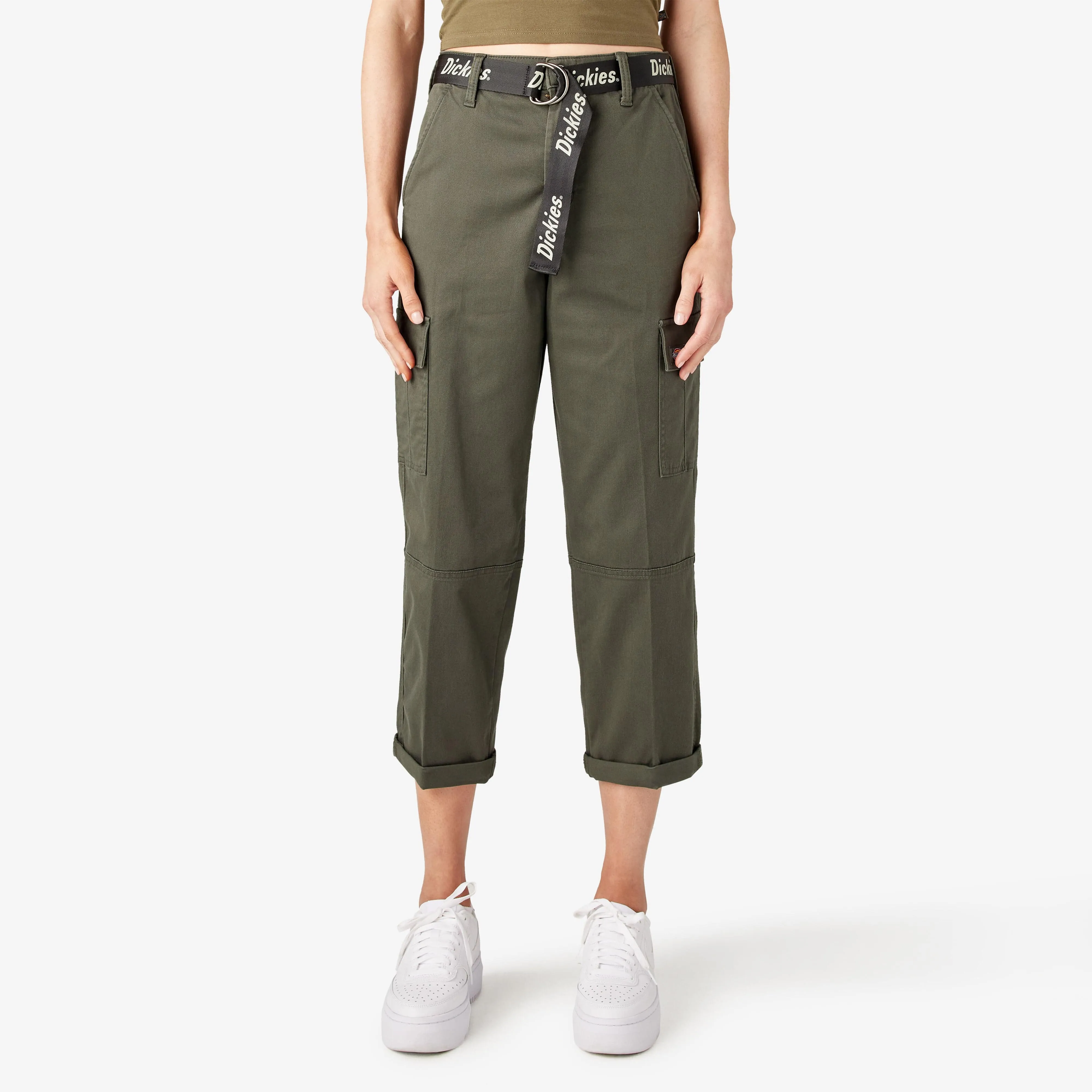 Cropped Cargo Pants