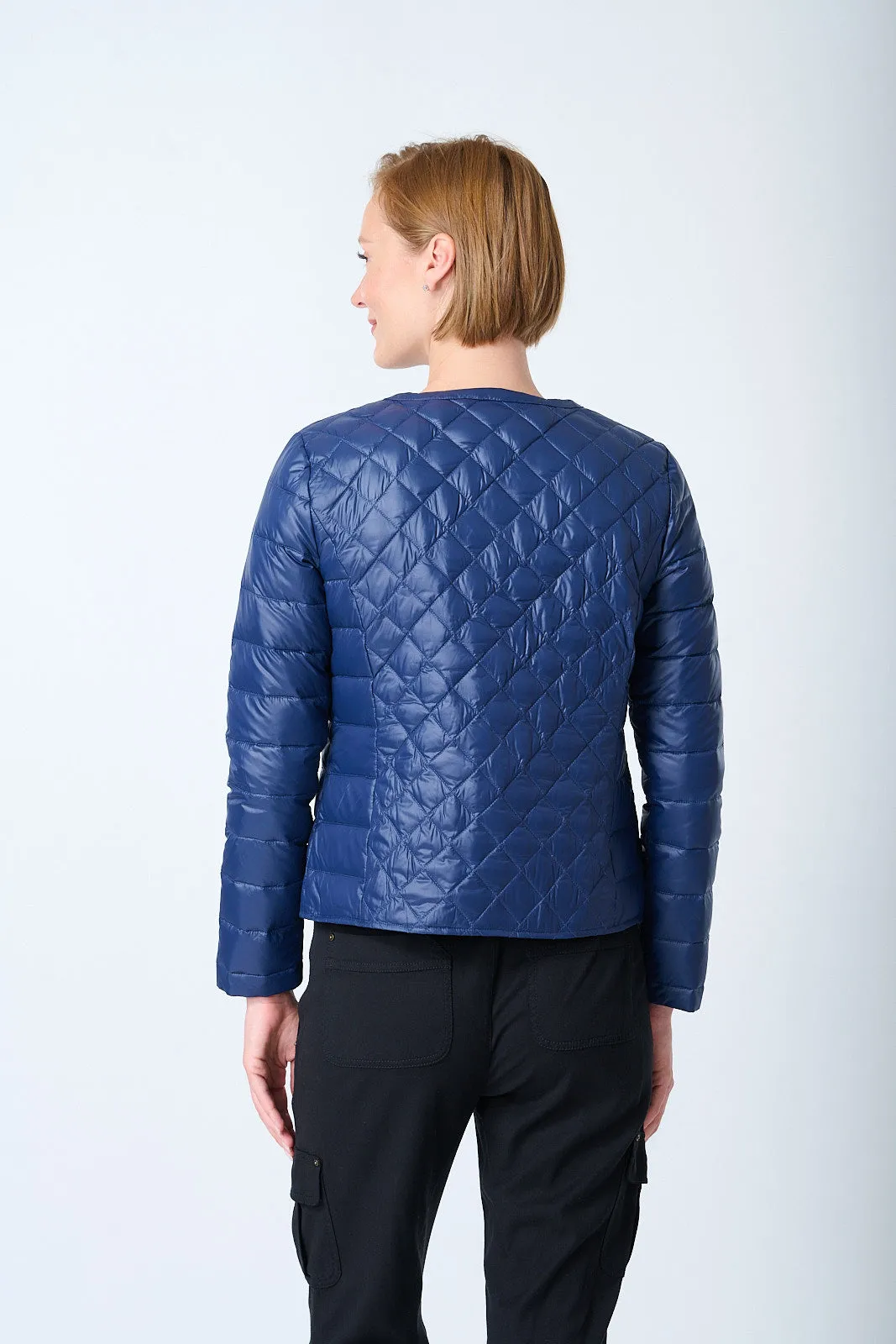 Diamond Quilted Travel Jacket