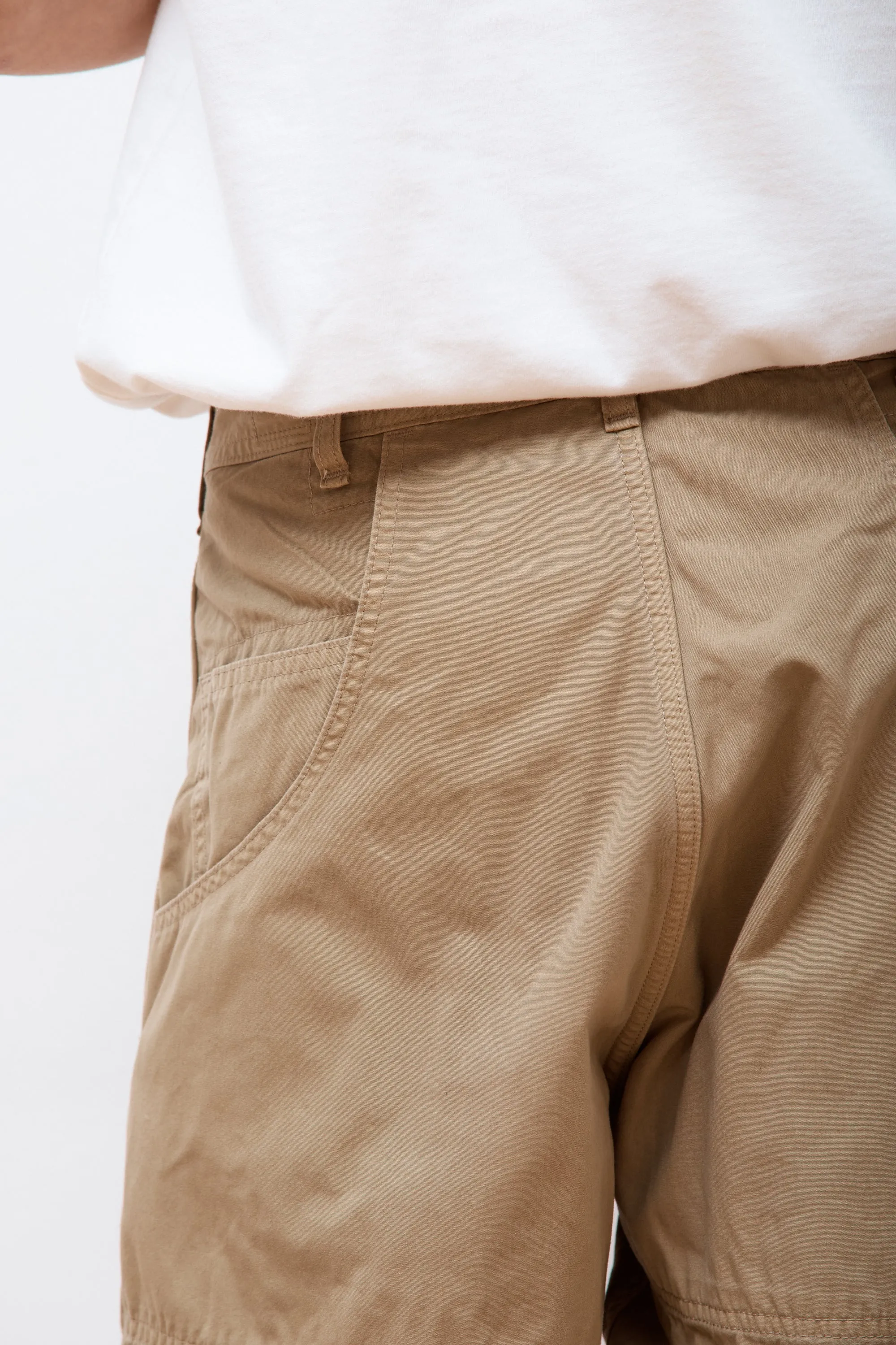 Double Knee Utility Work Pants Khaki