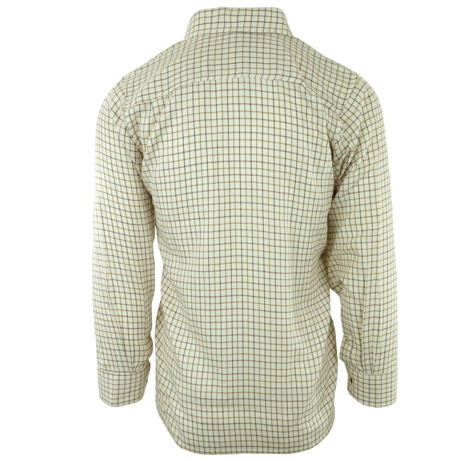 Hazy Blue Mens Long Sleeve Country Check Shirt - Fleece Lined