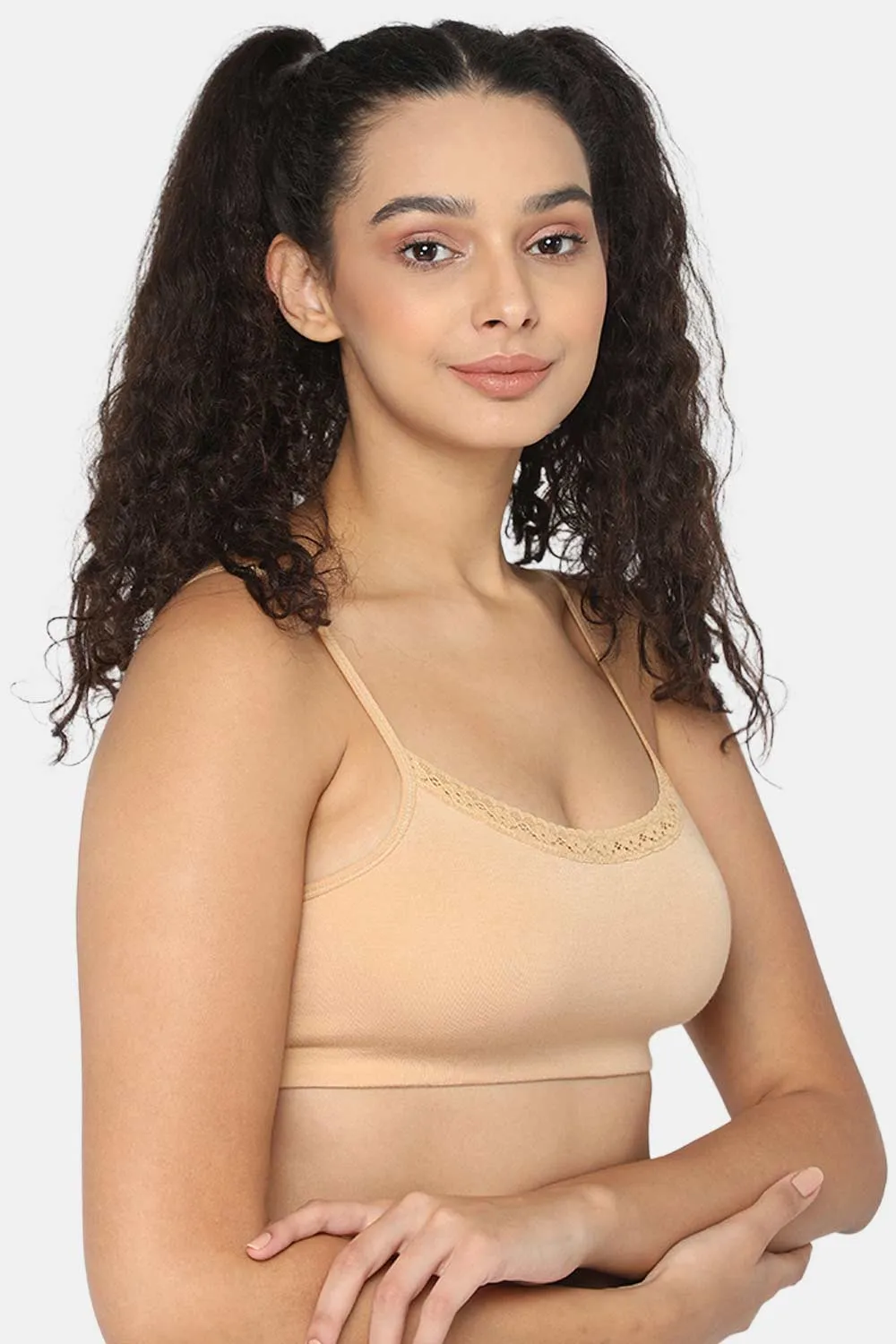 High Coverage Non-Wired Non-Padded Slip On Intimacy Teenager Bra - BL01