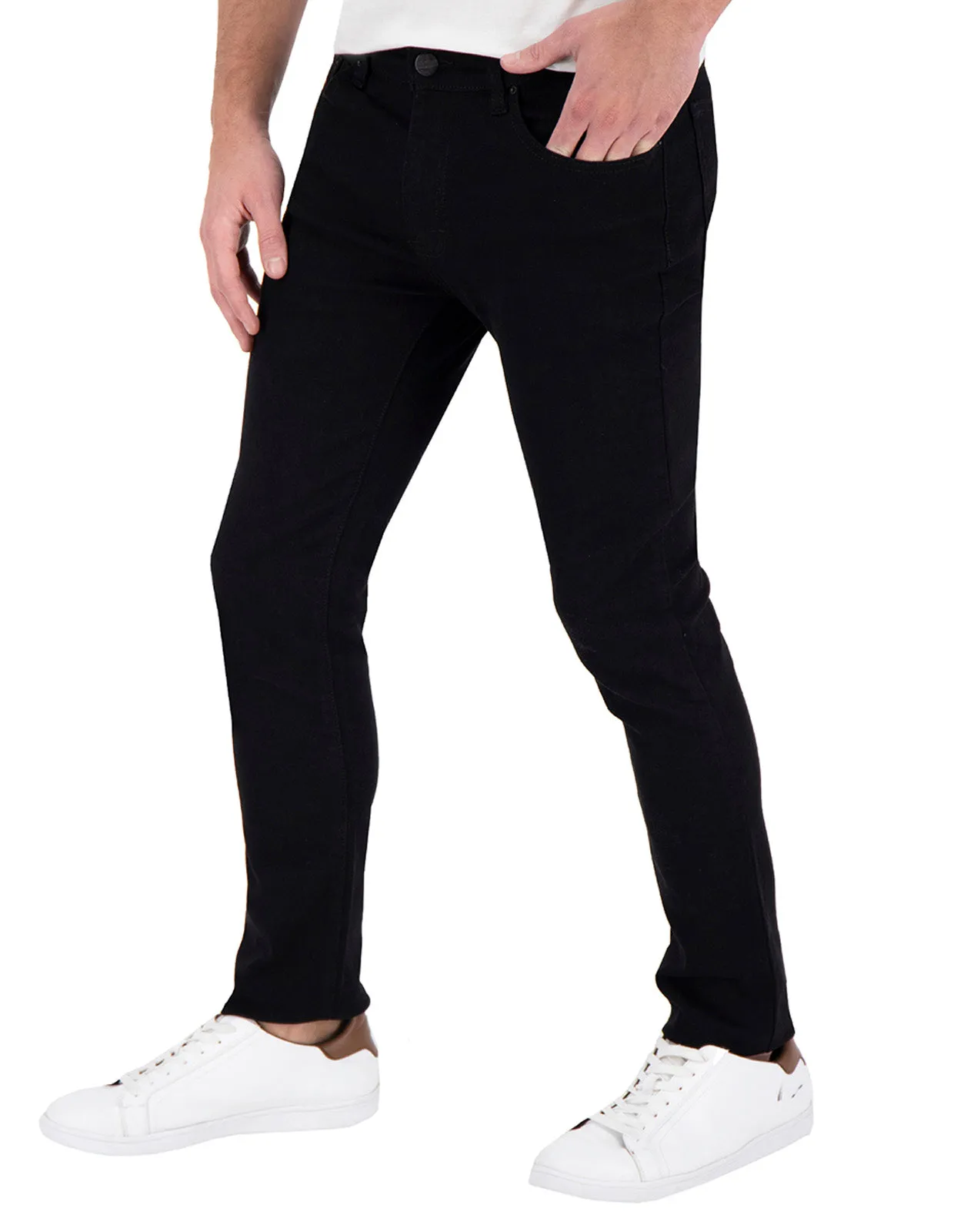 Jeans de Mezclilla Slim Fit - Black Mineral