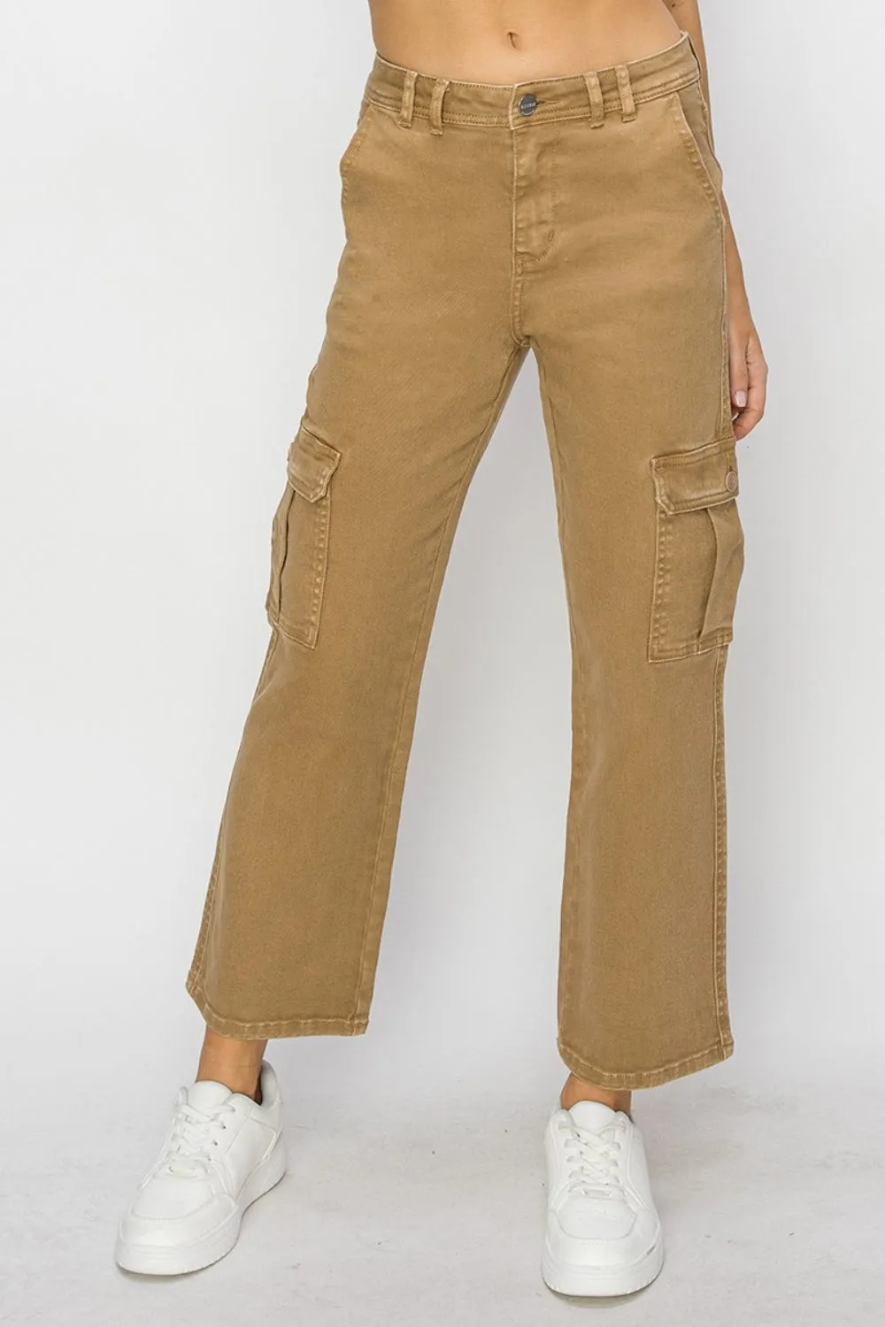 Just BE. Risen Crop Cargo Jeans