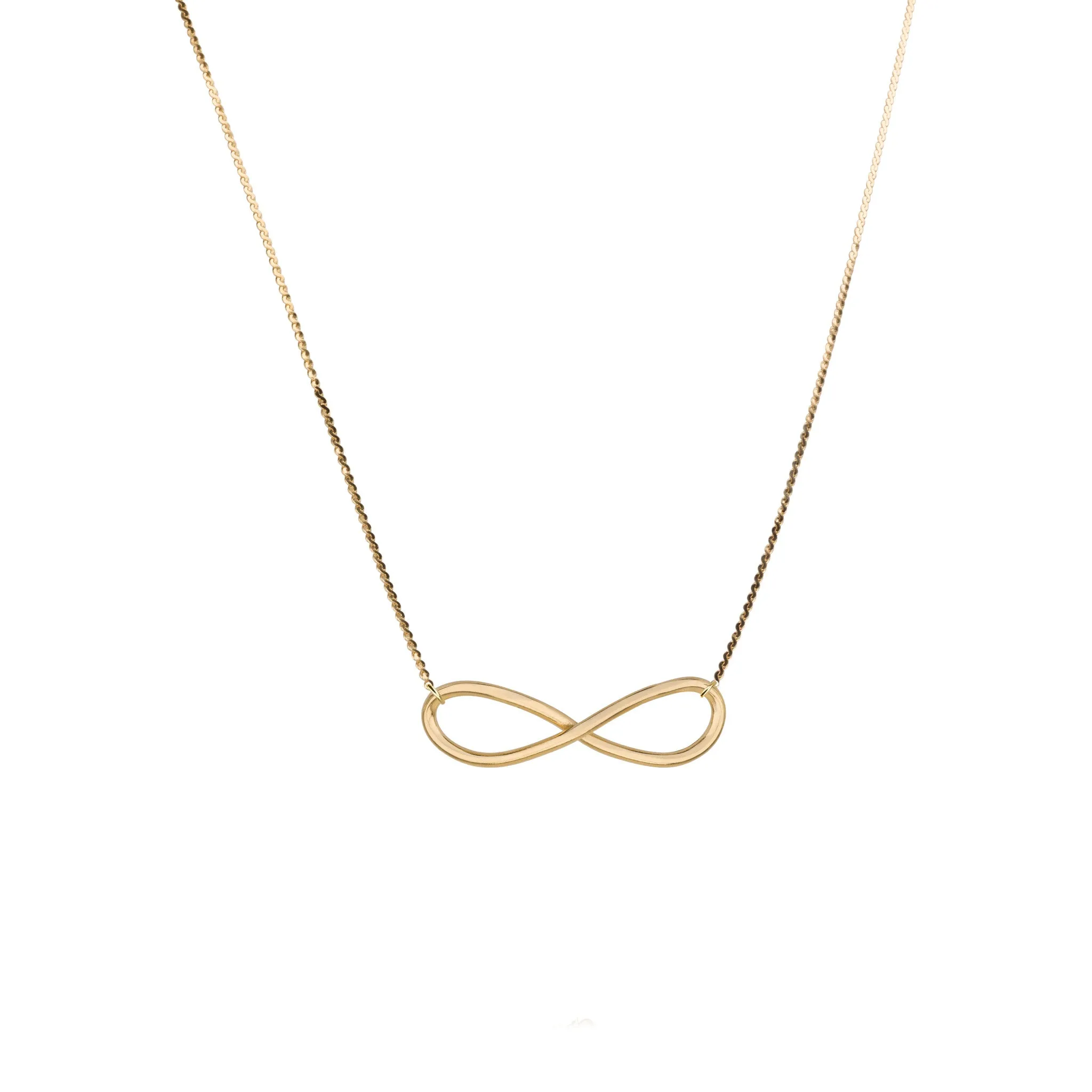 Large Infinity Pendant & Liya Chain Necklace