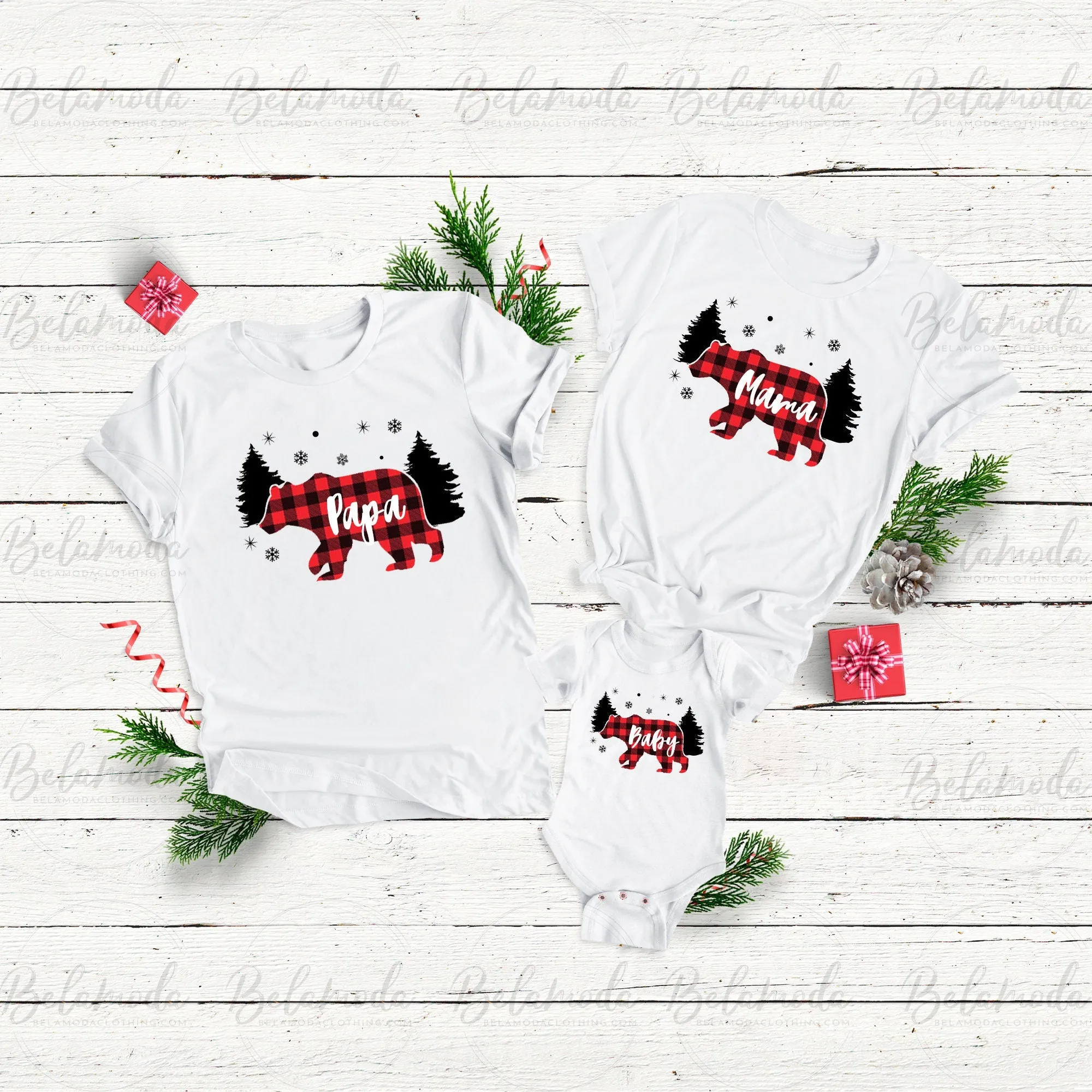 Matching Christmas Bear Shirts