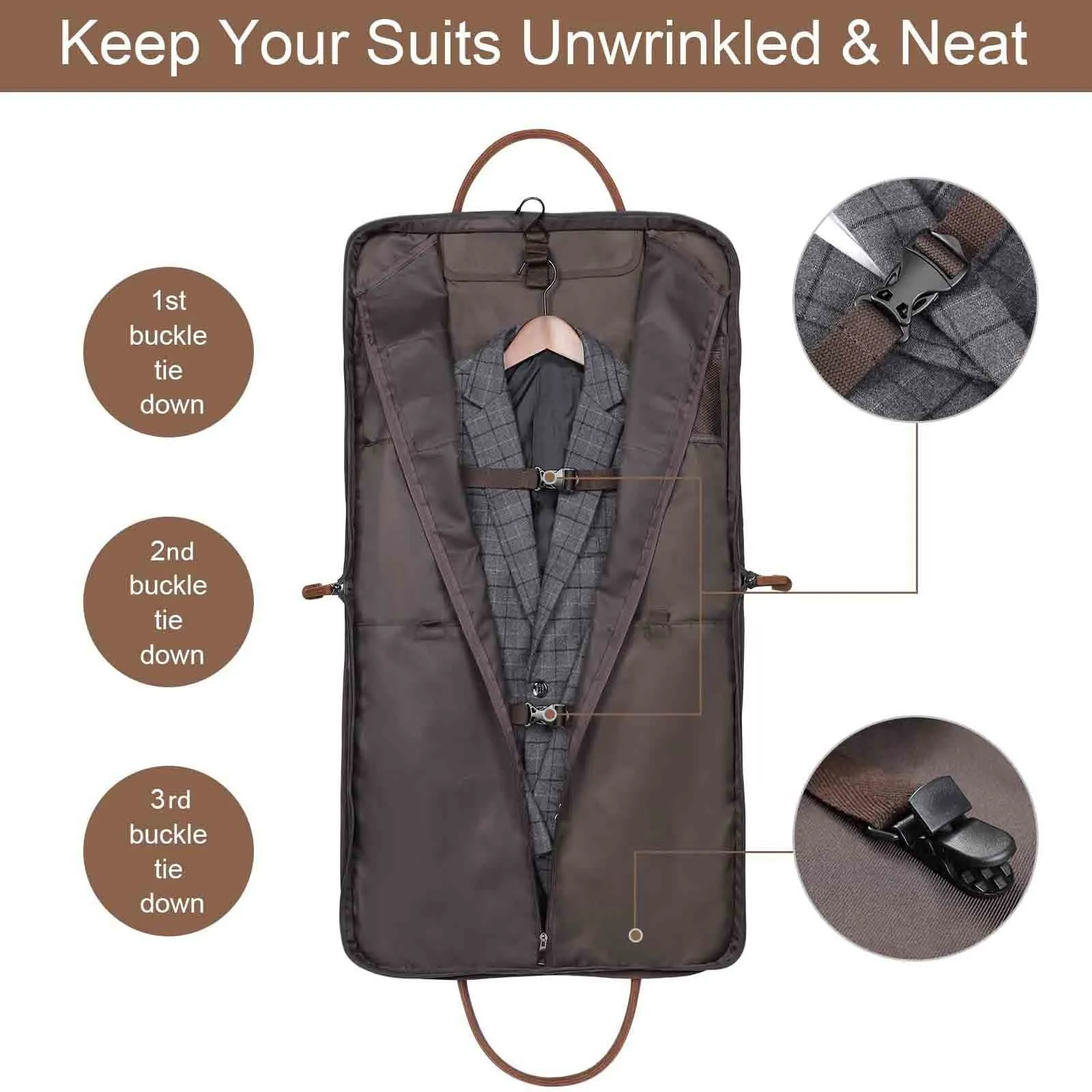 Men's Garment Bag for Travel