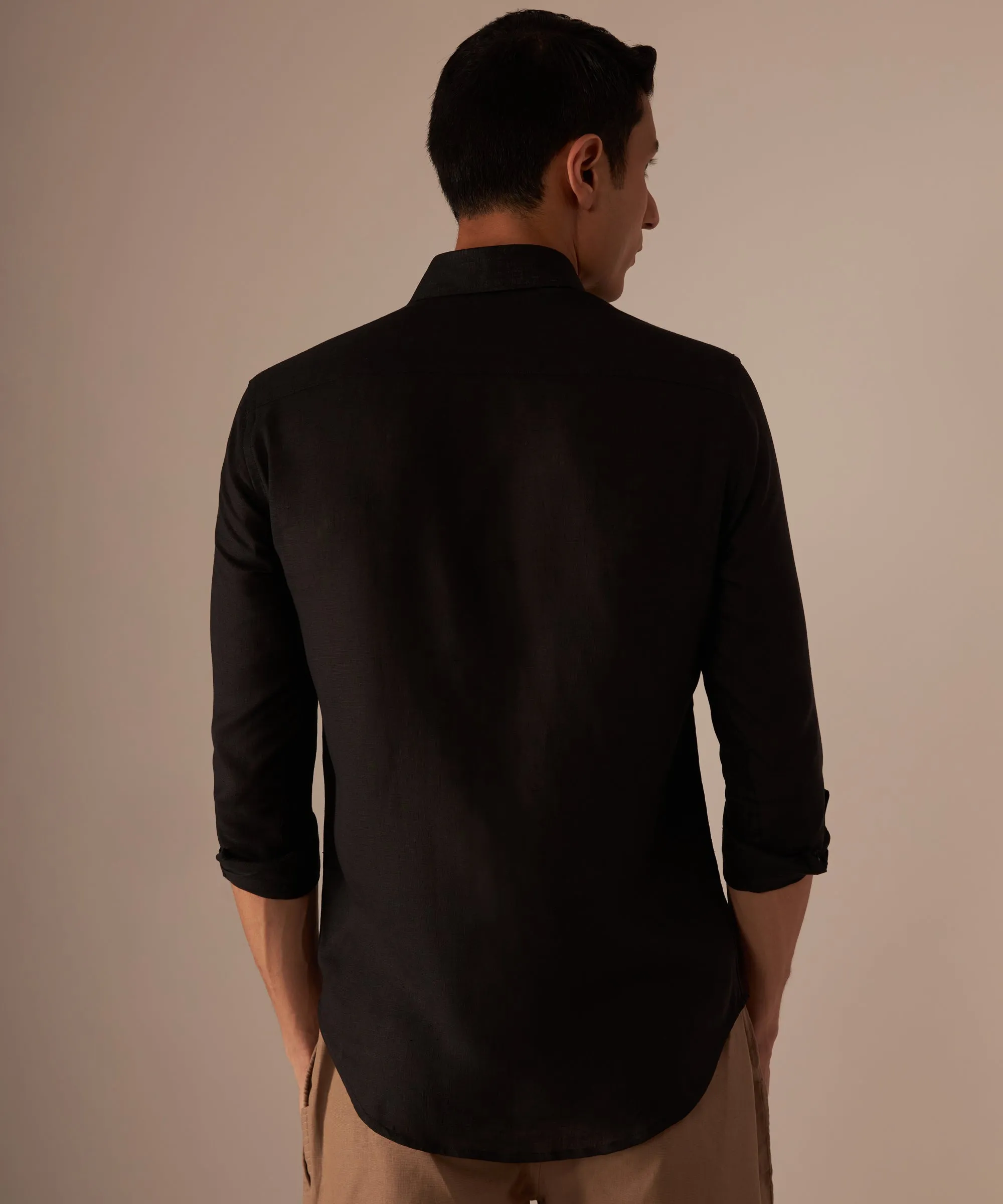 Onyx Linen Shirt