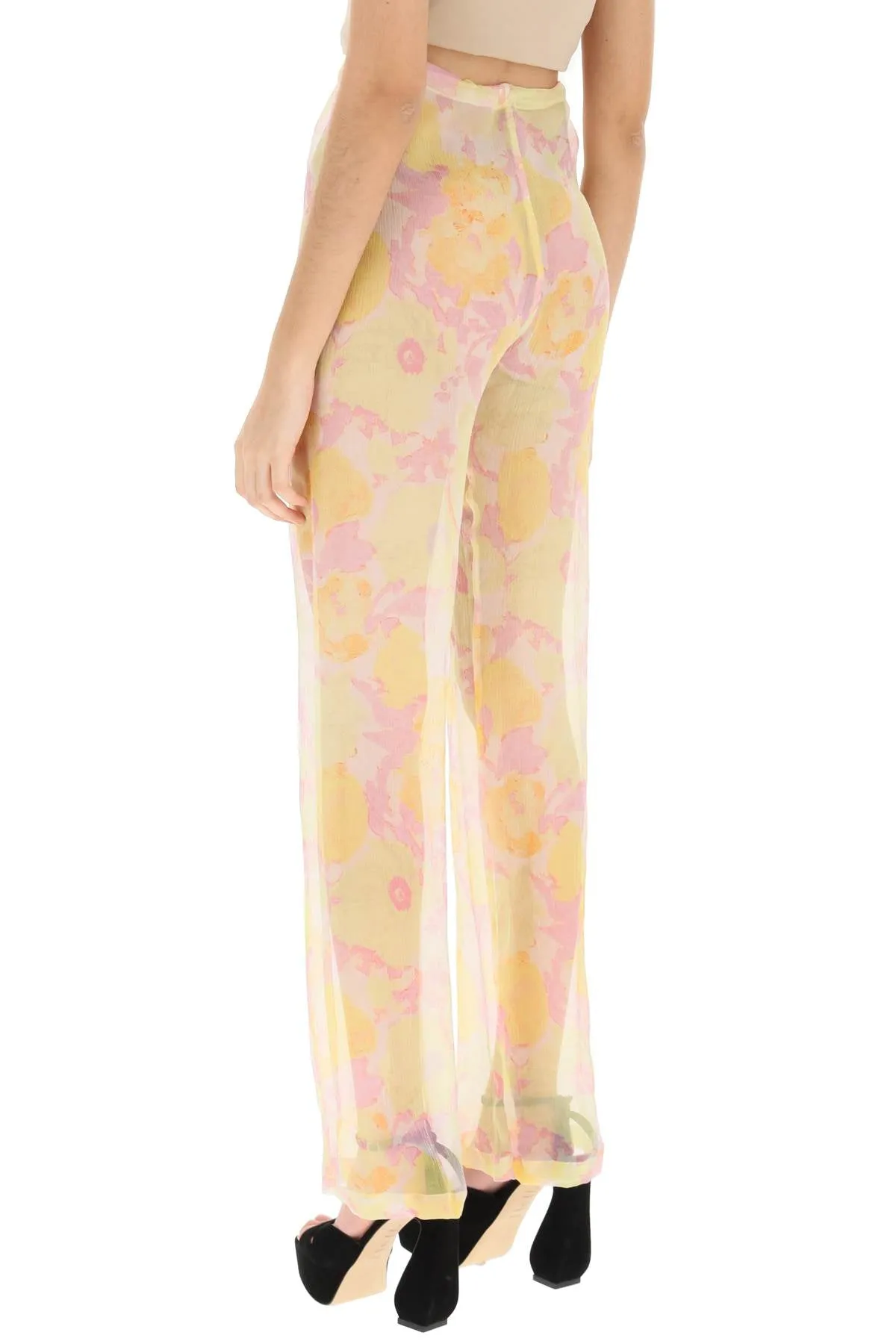 'pachas' silk chiffon pants