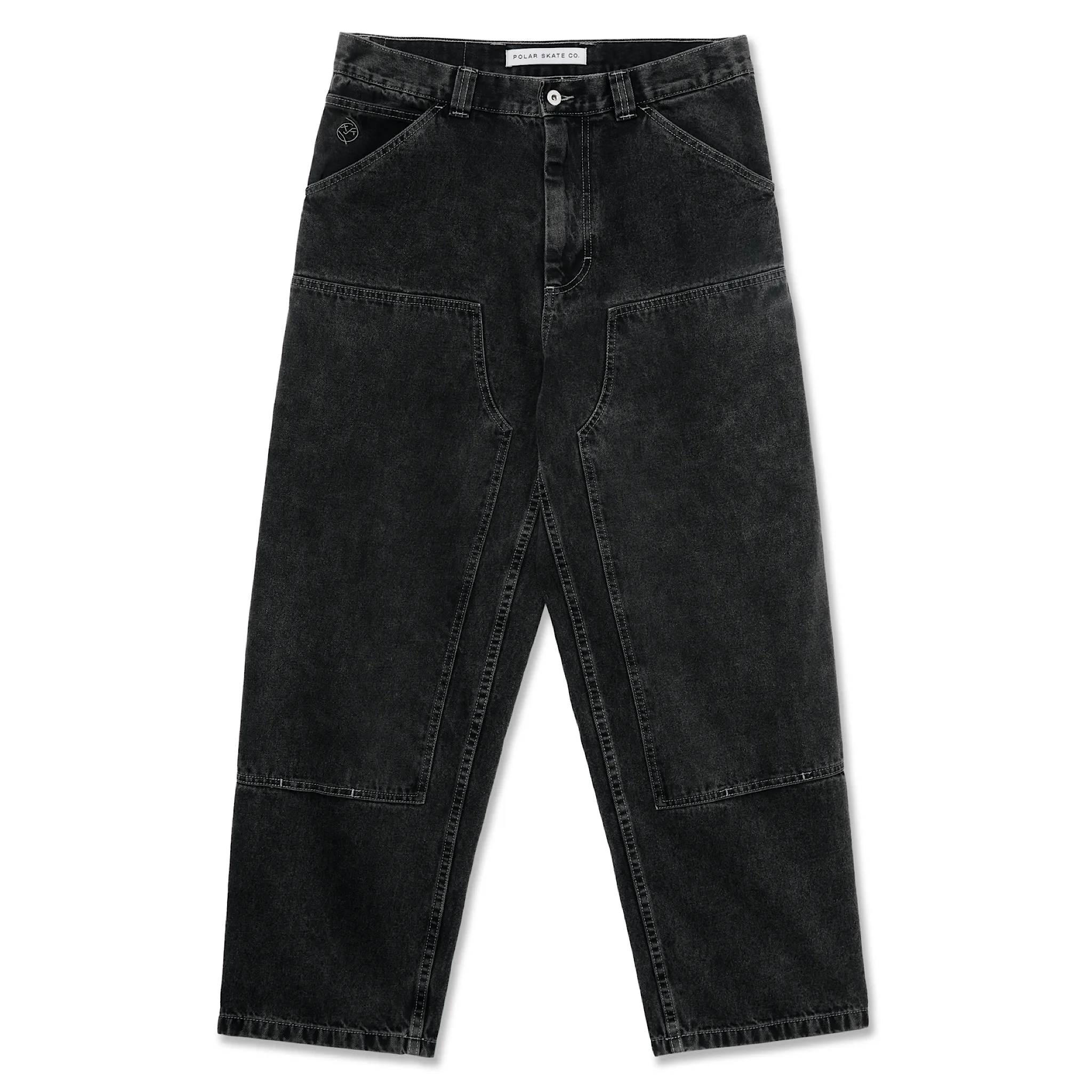 Polar Skate Co. Big Boy Silver Black Work Pants