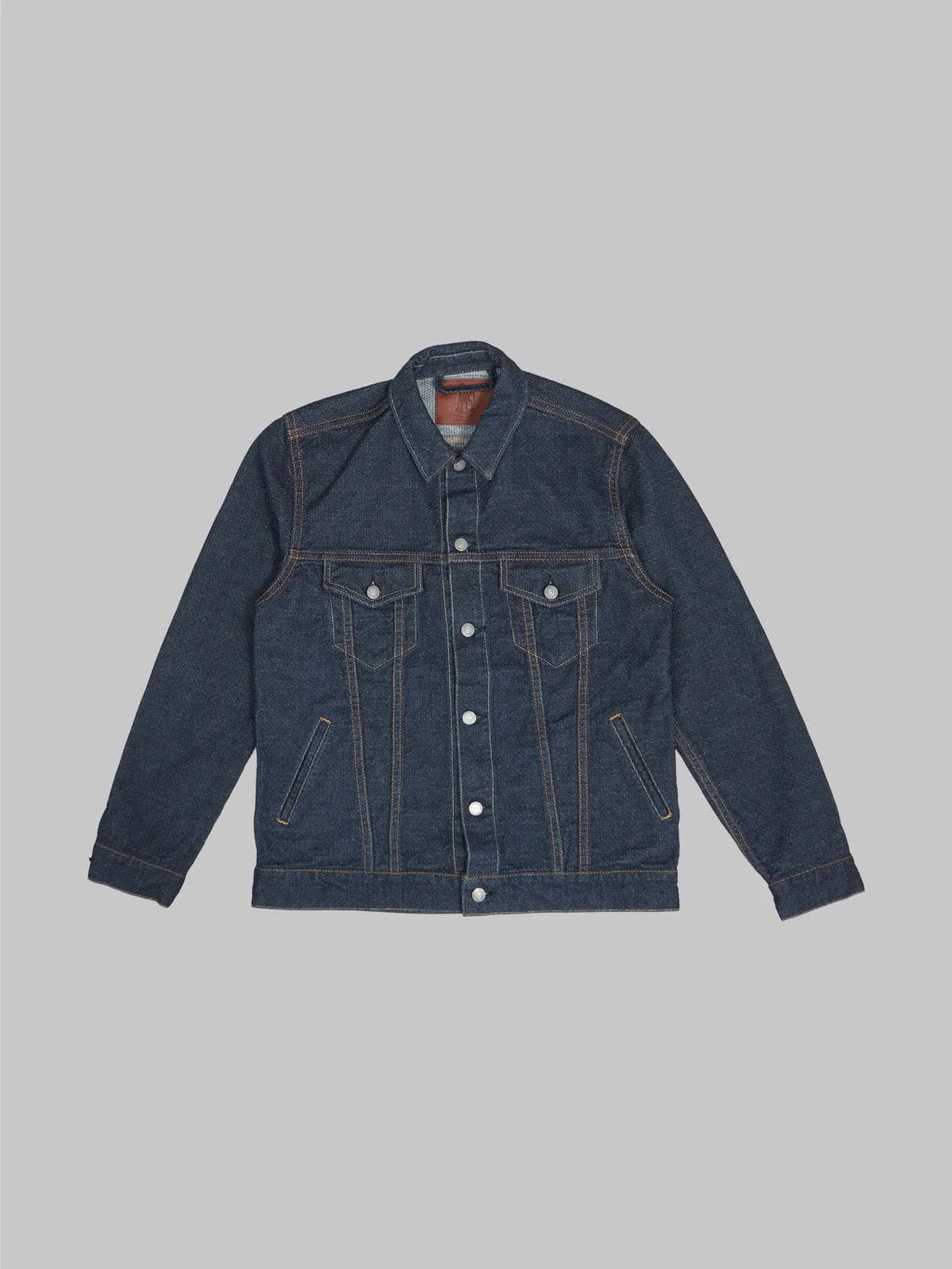 Pure Blue Japan 6118-ID Sashiko Type III Jacket Double Indigo