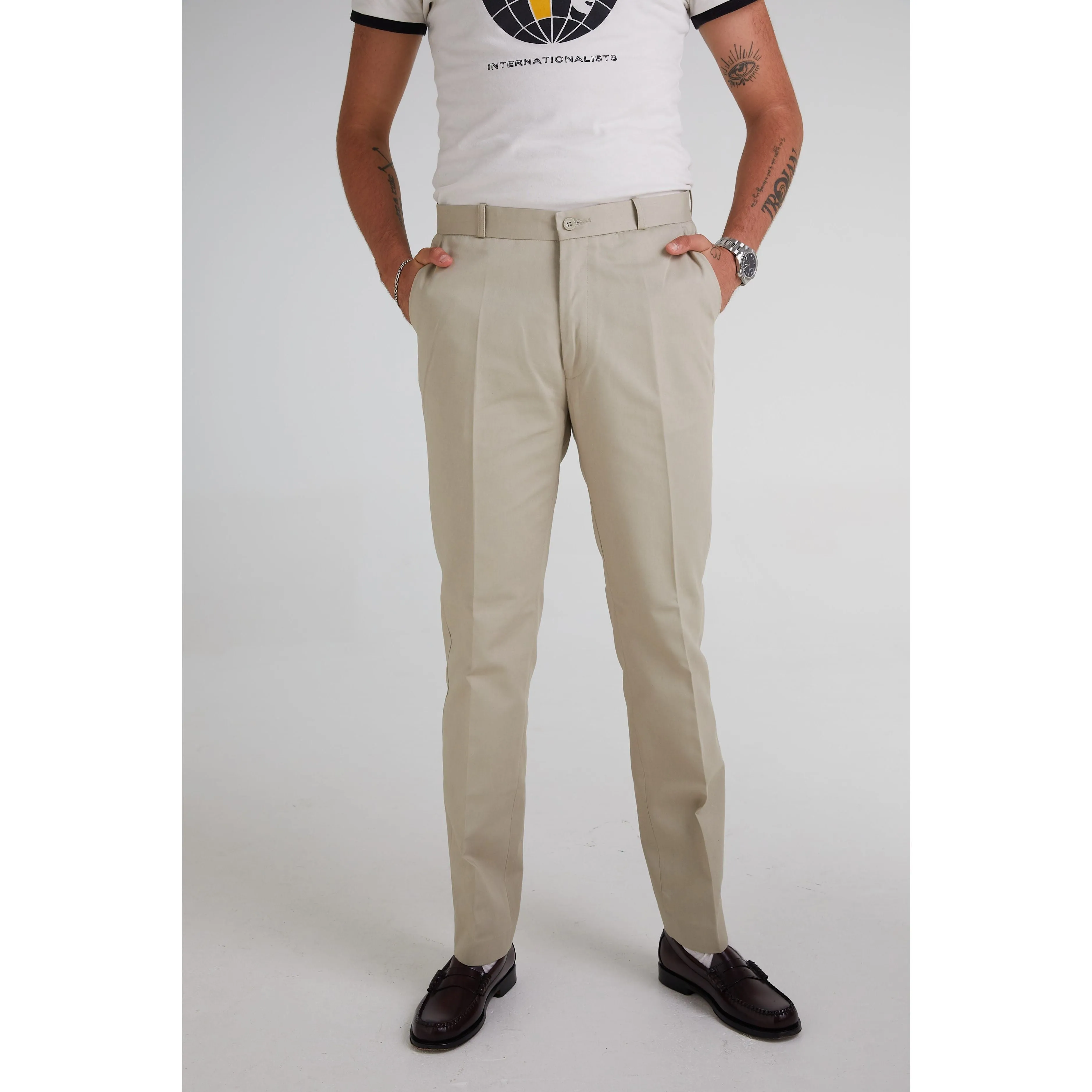 Relco - Sta Press Khaki - Trousers