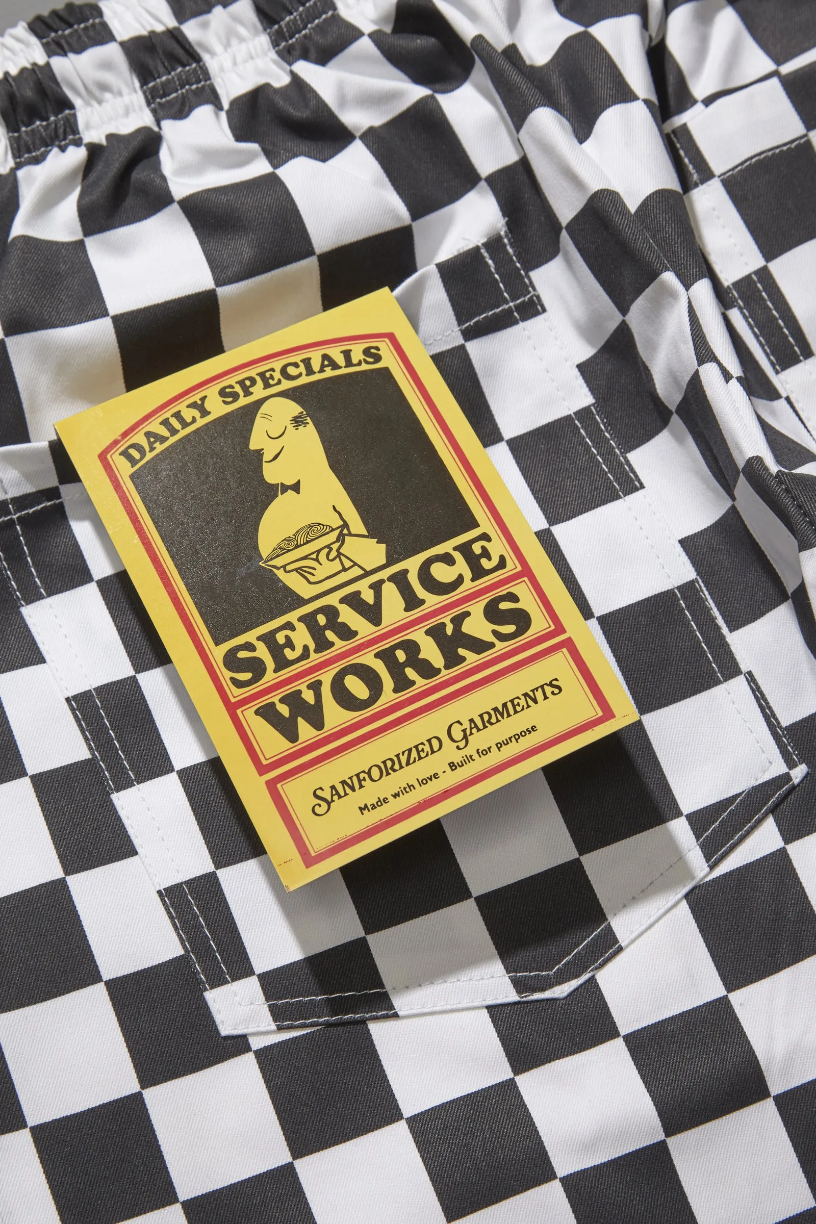 Service Works - Classic Chef Pants - Checkerboard