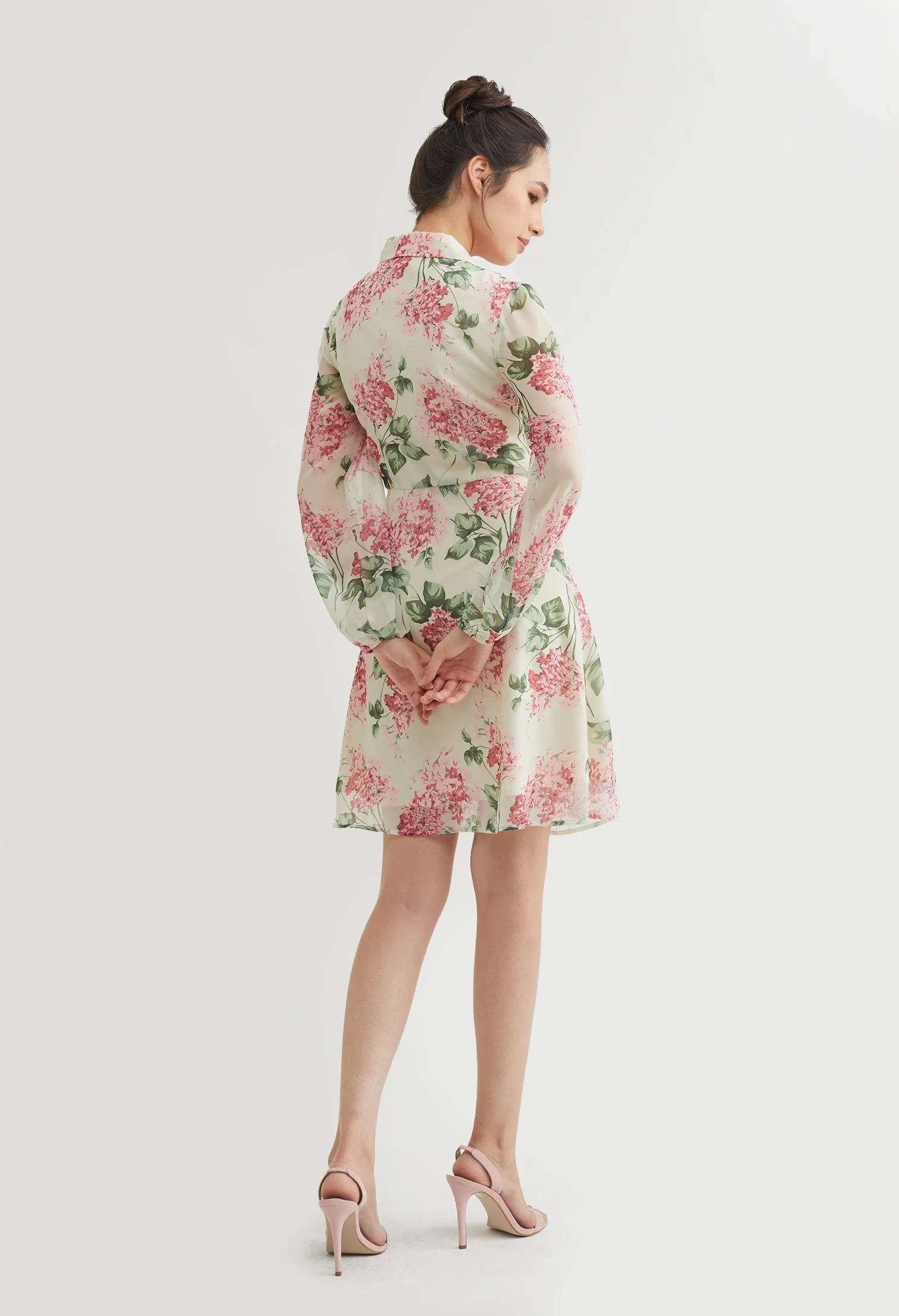 Sweetheart Floral Bodice Dress