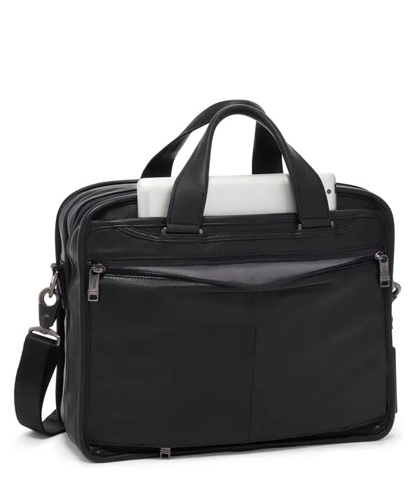 TUMI Alpha 3 Organizer Brief Leather