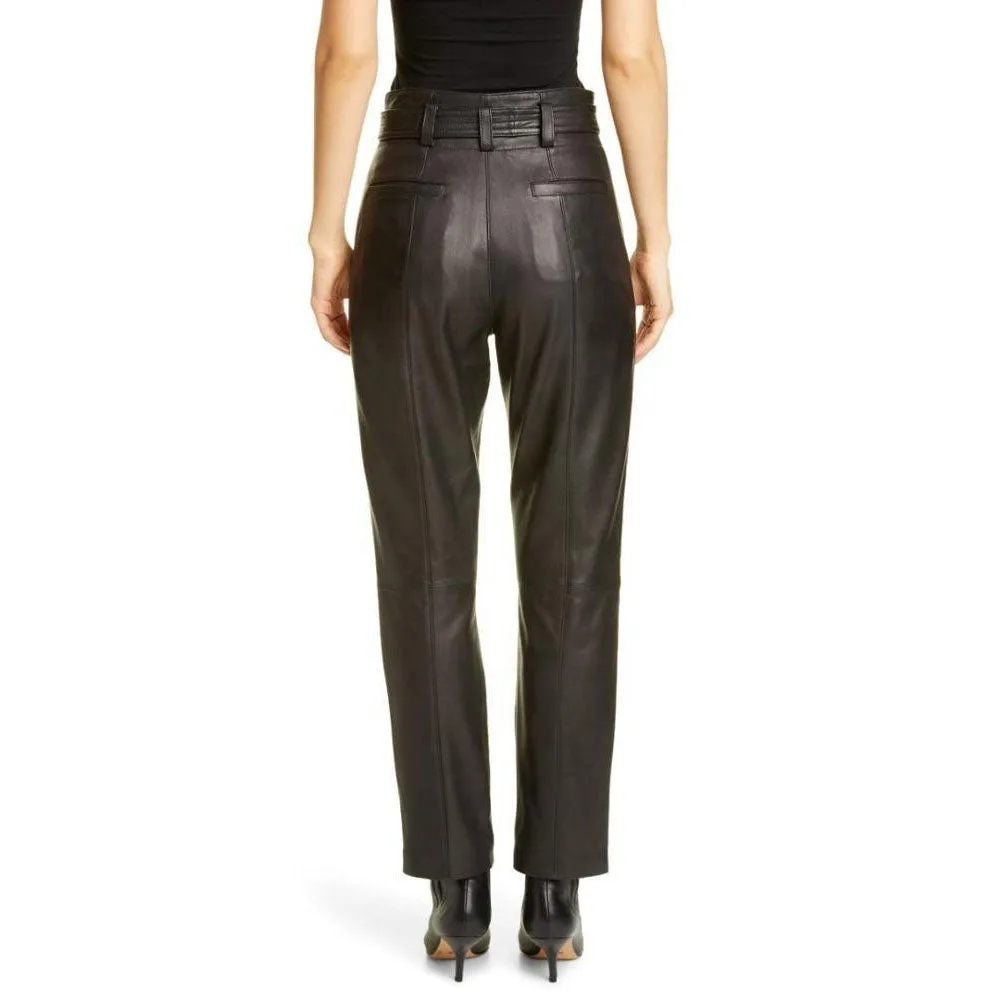 Women's Leather Trousers - Effi